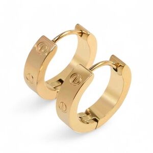 Elegant Gold Hoop Earrings